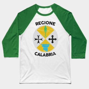 Regione Calabria / Retro Italiano Design Baseball T-Shirt